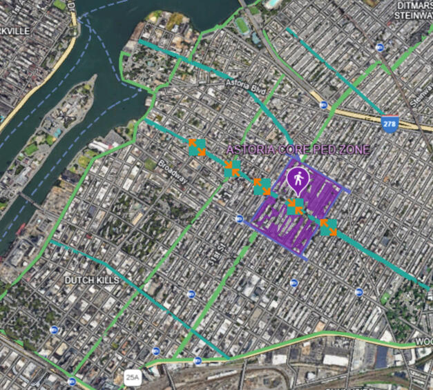 WITH PED CORE + FEEDER LANES